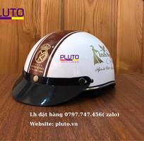 1 Đặt làm nón bảo hiểm in logo theo yêu cầu ở TP HCM