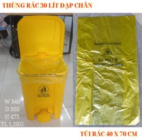 Thùng rác đạp chân 30 lít