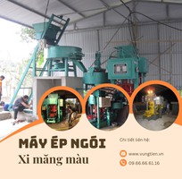 13 Máy ép ngói, dây chuyền sản xuất ngói màu, máy sản xuất ngói xi măng màu