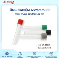 2 Ống nghiệm nhựa: Thương hiệu Việt, tiêu chuẩn ngoại  FDA