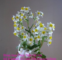 9 Bán hoa Thủy Tiên đẹp gọt trổ nghệ thuật thành tác phẩm hoa đón Tết Nhâm Thìn 2024