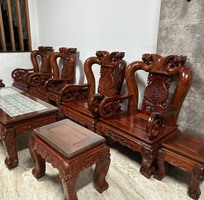 4 Bộ bàn ghế gỗ hương cho phòng khách/văn phòng