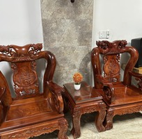 3 Bộ bàn ghế gỗ hương cho phòng khách/văn phòng