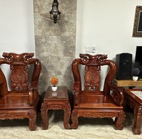 1 Bộ bàn ghế gỗ hương cho phòng khách/văn phòng