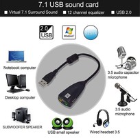 USB sound âm thanh cực chất 7.1- 5HV2