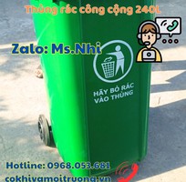 1 Báo giá thùng rác nhựa lớn 240L xanh lá tại tp HCM