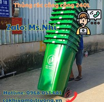2 Báo giá thùng rác nhựa lớn 240L xanh lá tại tp HCM