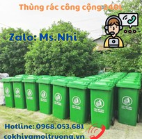 4 Báo giá thùng rác nhựa lớn 240L xanh lá tại tp HCM