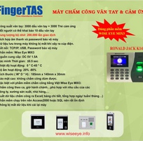 1 Máy chấm công băng  vân tay k14pro, bh 12 tháng