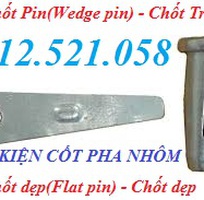 5 Sẵn chốt Pin D16x50 và chốt dẹt ghép cốp pha 0912.521.058 Thanh Sơn hà nội có ty ren thô D12,16,1