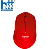 Chuột không dây Logitech M331 Silent Red