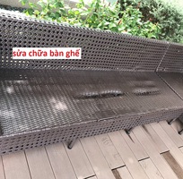 4 Dịch vụ sửa chữa, đan lại ghế mây các loại : ghế hồ bơi, bàn ghế cafe, bàn ghế mosaic, sofa mây nhựa