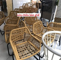 5 Dịch vụ sửa chữa, đan lại ghế mây các loại : ghế hồ bơi, bàn ghế cafe, bàn ghế mosaic, sofa mây nhựa