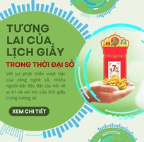 Tương lai của lịch giấy trong thời đại số