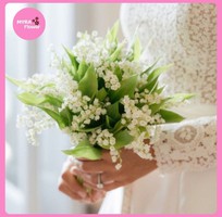 1 Bó hoa cưới linh lan biểu tượng của sự sang trọng lịch thiệp - Myra Flower