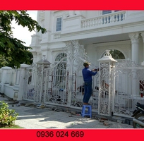7 Mẫu cửa cổng sắt hoa văn nghệ thuật tại hà nội