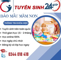 Tìm nơi mở lớp đào tạo cấp chứng chỉ hành nghề bảo mẫu