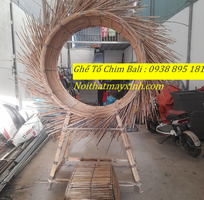 1 Ghế tổ chim bali checkin hình tròn, swing bali