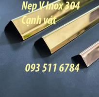 3 Nẹp góc tường V Inox rẻ Nẹp U5mm nhôm Nẹp inox bóng chữ U