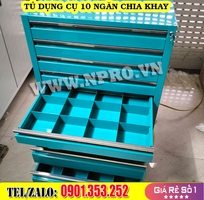 Tủ đựng dụng cụ cơ khí 10 ngăn chia khay