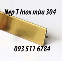 Nẹp T25 Inox vàng xước Nẹp sàn T20 đồng bóng Nẹp góc V Inox