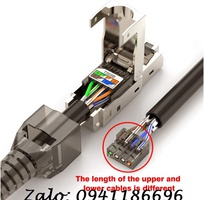 2 Hạt cắm mạng chuẩn công nghiệp Cat6A  không dùng tool hãng Ancomteck ACT-6A-UK