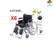 1 Xe lăn có bô Lucass X8, chính hãng, giá tốt - Y tế Green Thanh Hoá