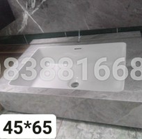 2 Chậu âm bàn đá lavabo kích thước 45 65