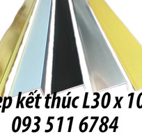 Nẹp T20 nhôm chân ngắn Nẹp L30 nhôm kết thúc Nẹp góc V Inox