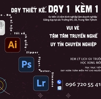 Dạy kèm thiết kế đồ họa 1-1 / trực tiếp hay online