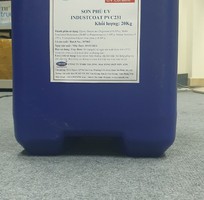 1 Sơn phủ bóng UV tấm PVC trang trí tủ bếp IndustCoat PVC231