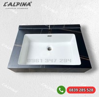 Bàn Đá Chậu Âm Tràn Viền Chống Xước 1 Tầng 45x65