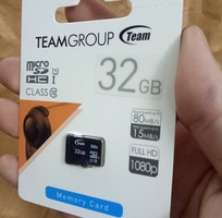 Thẻ Nhớ Micro SDHC Team Group 32GB Class 10 dùng cho điện thoại, camera