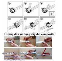 9 Hướng dẫn sử dụng Dây đai composite và bọ siết dây đai