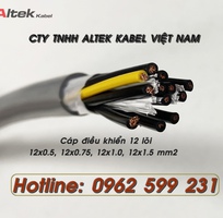 6 Cáp 12 lõi, Cáp điều khiển Altek kabel rvv, rvvp giá sỉ