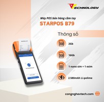 1 Máy POS bán hàng cầm tay Starpos B79