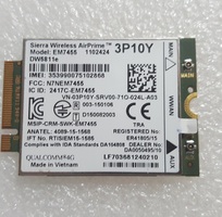 3 Card WWAN 4G Dell DW5811e - EM7455 Support Dell E5270, E7270, E7470, E5470, Precision 15