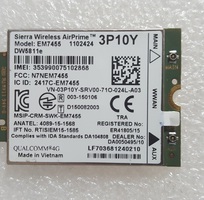 4 Card WWAN 4G Dell DW5811e - EM7455 Support Dell E5270, E7270, E7470, E5470, Precision 15