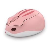 Chuột máy tính không dây Akko Hamster - MOMO Plus  Hồng