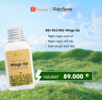 Bột Khử Mùi Wings Up Khử Mùi Hôi Cỏ Mềm 25g