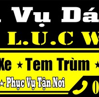 Dịch vụ dán xe tận nhà - phục vụ tận nơi