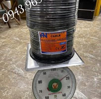 Cáp mạng Cat6 ngoài trời UTP có dây gia cường chịu lực.