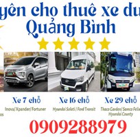 Cho thuê xe du lịch 45 CHUẨN, CHẤT   GIÁ TỐT tại Quảng Bình