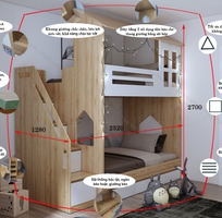 Giường tầng cho bé hiện đại