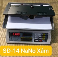 Sen cây Đồng Nano xám, 4 phím đàn, hiện thị nhiệt độ SĐ14, hàng nặng  Bộ