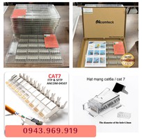 2 Hạt bấm mạng Cat7 dành cho cáp mạng Cat6A, Cat7/Cat8 Ancomteck