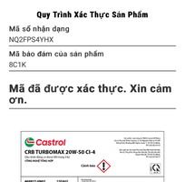Mua bán nhớt Castrol CRB TURBOMAX 20W50 CI-4 209L chính hãng, Giá tốt nhất tại quận 12, TPHCM.