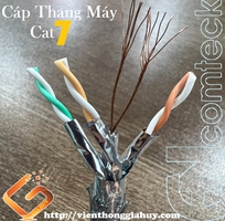 3 Cáp mạng thang máy Cat7 lõi mềm sợi multil kháng cháy chống chuột chính hãng ANCOMTECK