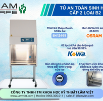 1 Tủ an toàn sinh học cấp II loại B2