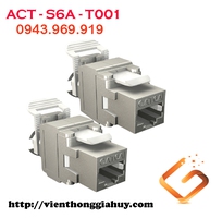 2 Nhân mạng âm tường Cat6A  Ancomteck lắp cho mặt wide âm tường.